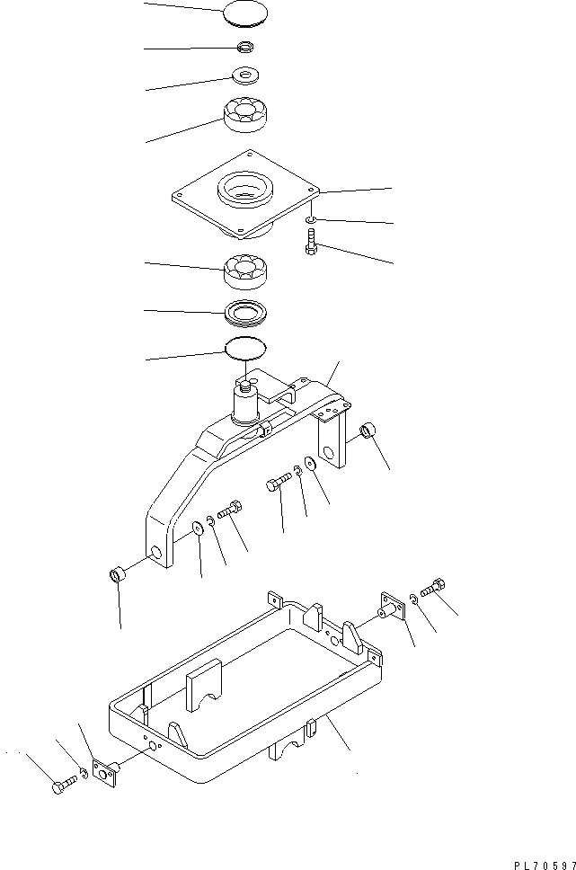 FRAME,REAR WHEEL 266-70-75200 KOMATSU