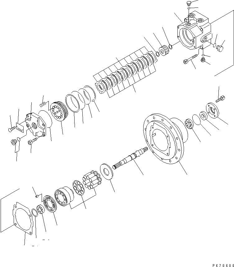 Пробка в сборе 258-81-23111 KOMATSU