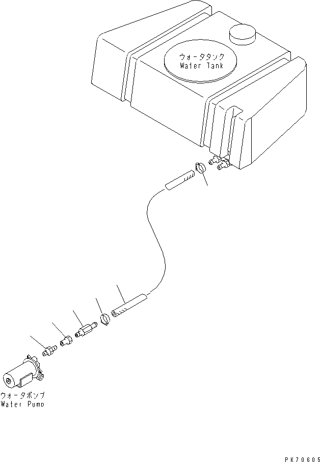 Переходник 265-98-30302 KOMATSU