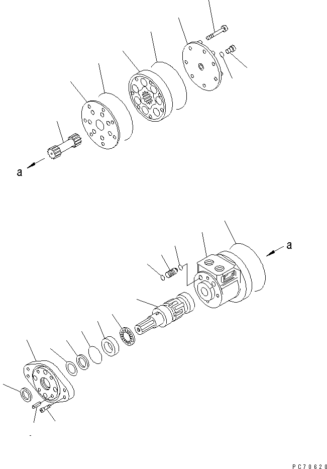 Уплотнительное кольцо (комплект) 2692-8-47660 KOMATSU