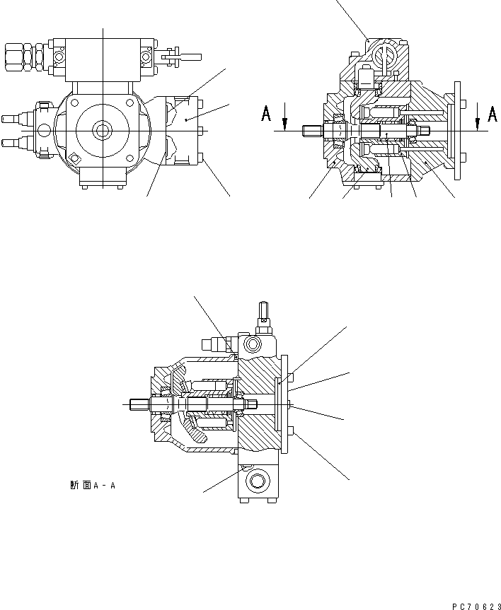 ROTARY ASS'Y (266-81-71200) KOMATSU