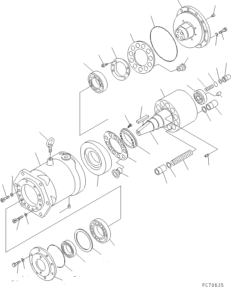 Уплотнительное кольцо круглого сечения 257-80-37270 KOMATSU