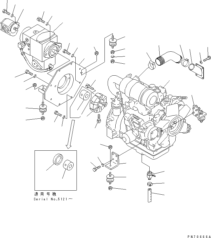 Шланг 267-18-15015 KOMATSU