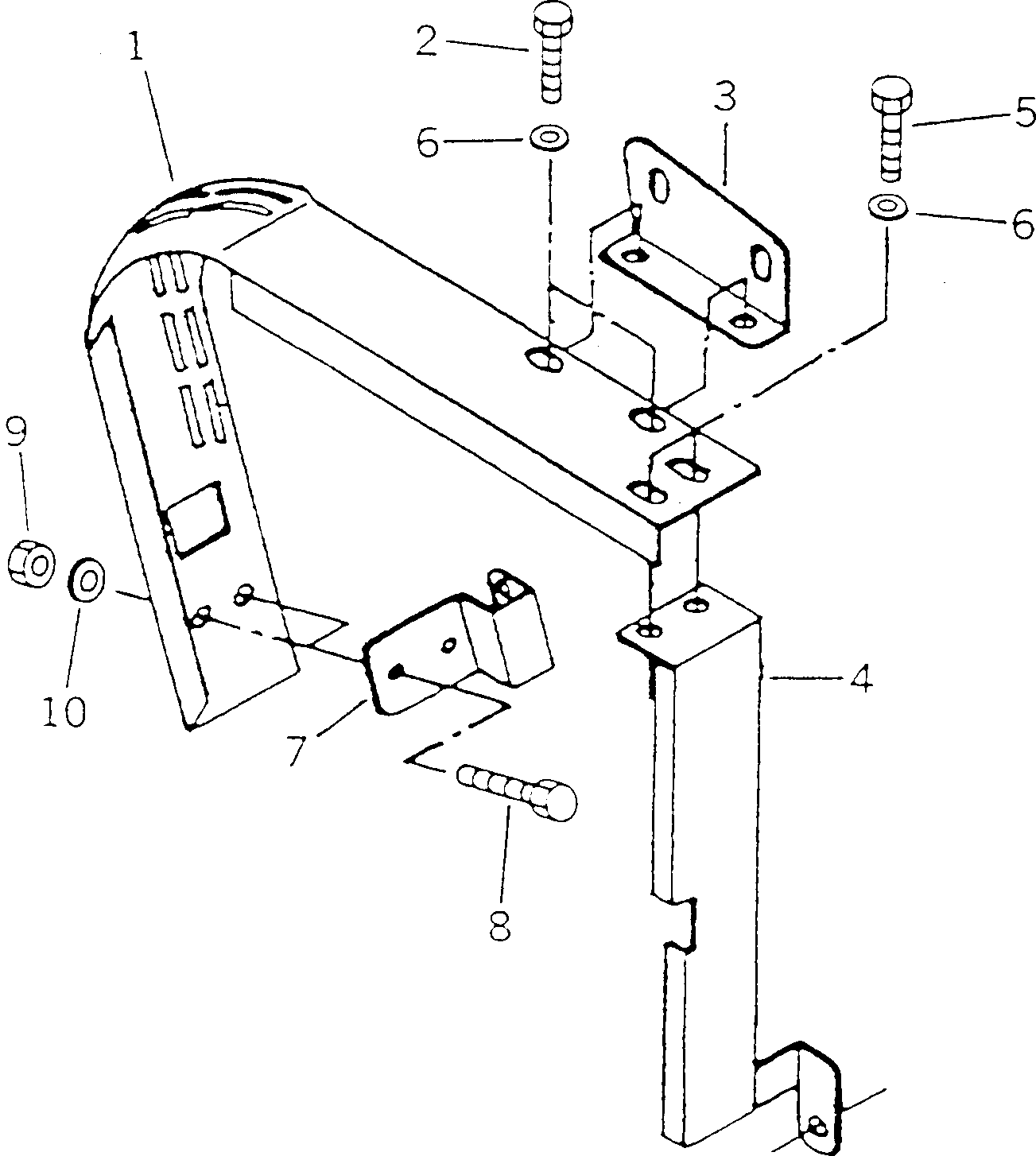 Гайка BW063100 KOMATSU