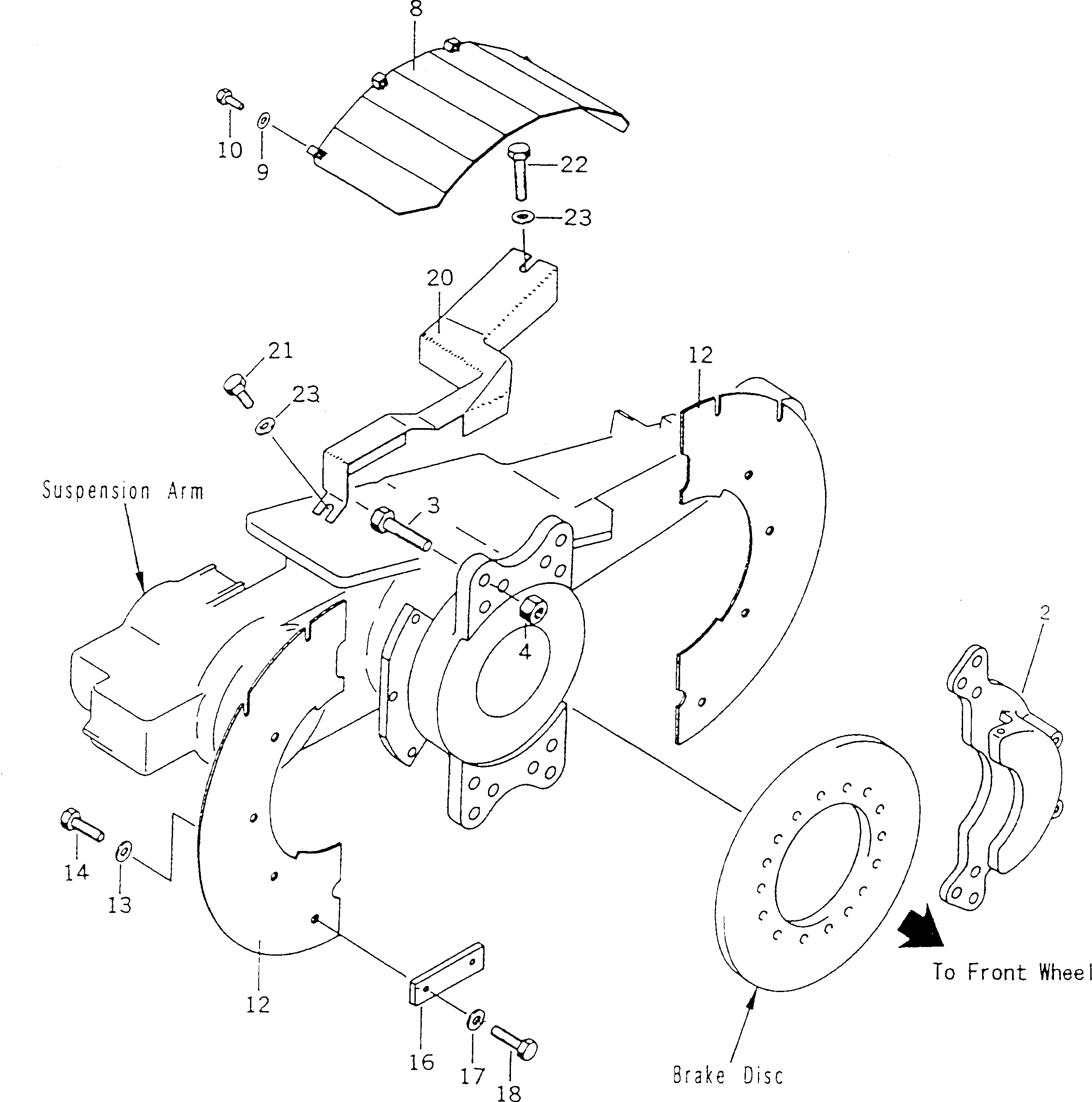 Пластина BW044006 KOMATSU