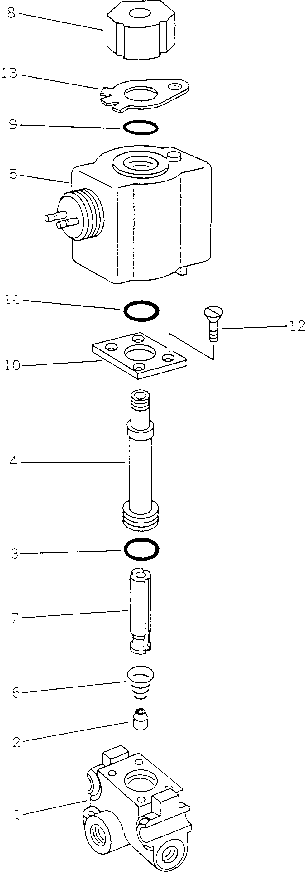 VALVE,REAR DIFFERENTIAL LOCK BW054415 KOMATSU