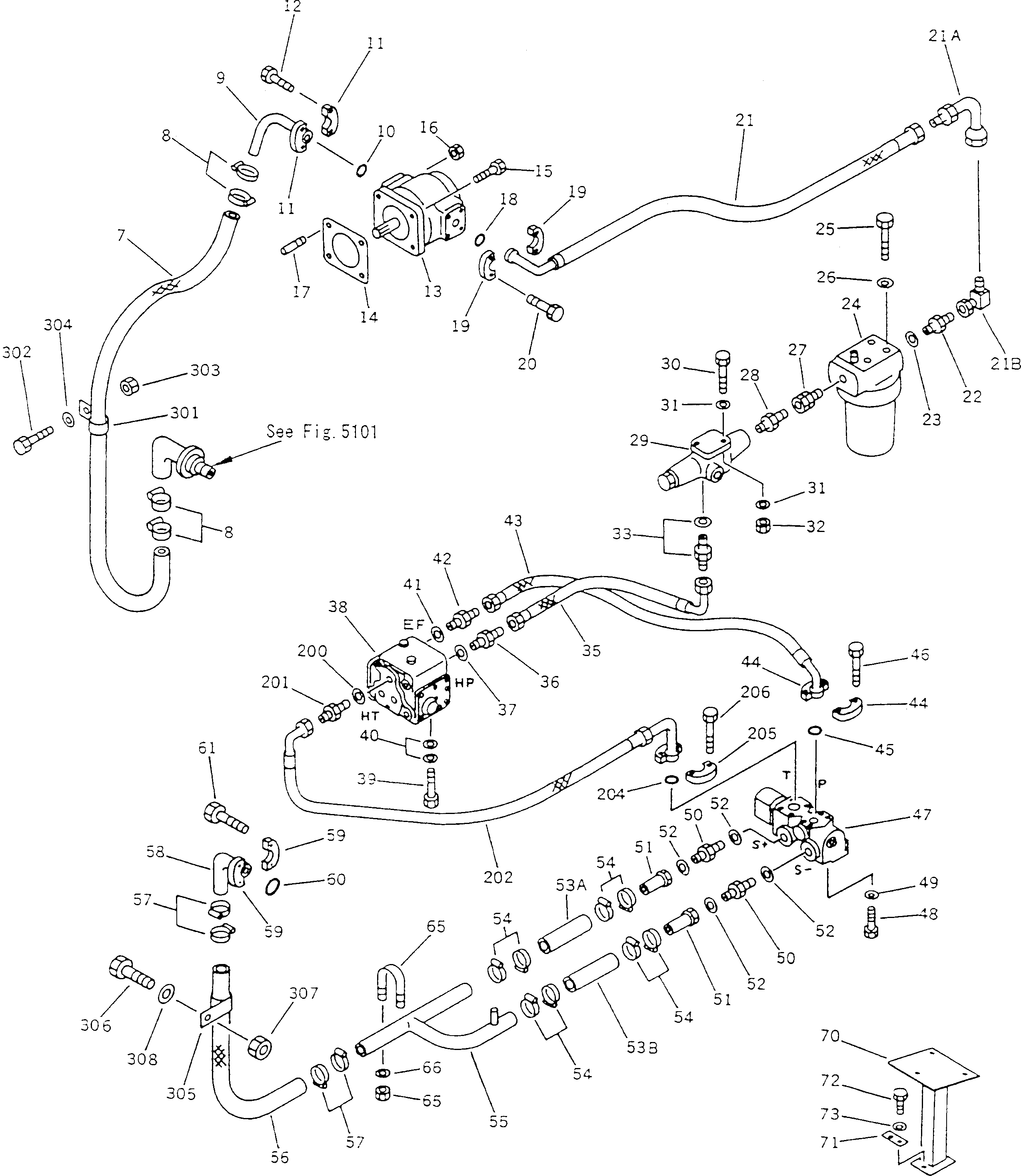 Шланг BW033593 KOMATSU