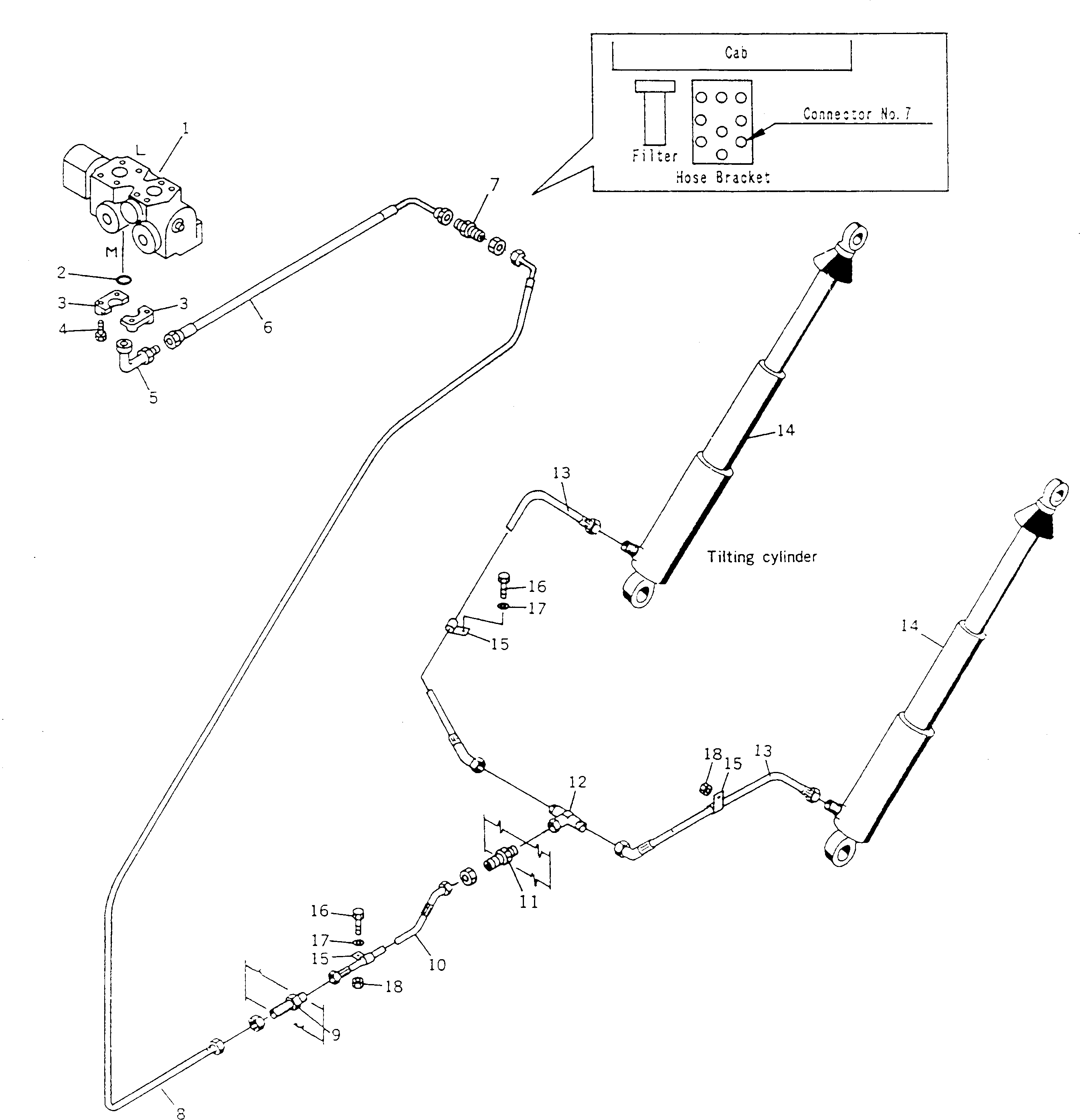 Шланг BW035235 KOMATSU