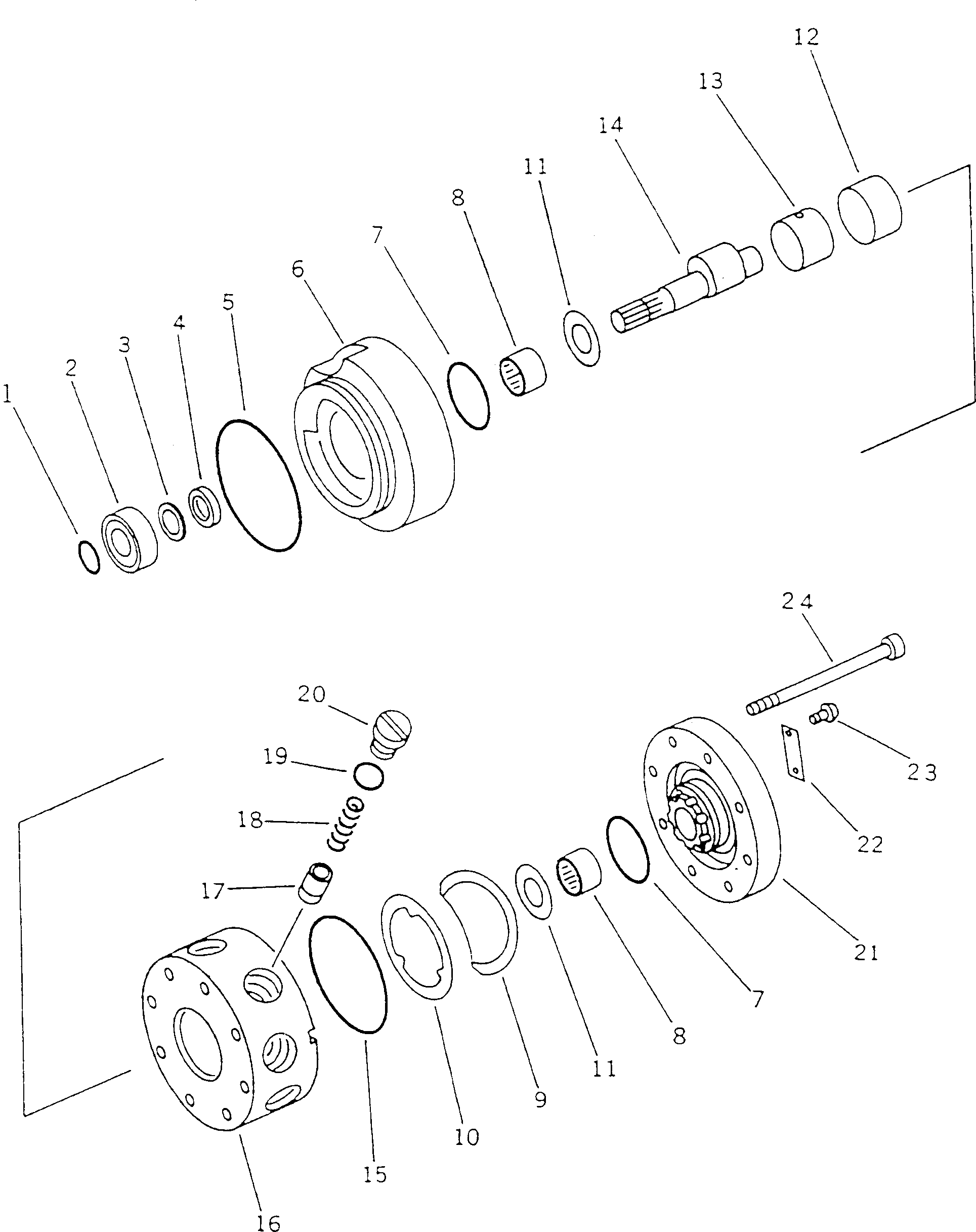 PUMP ASS'Y,EMERGENCY STEERING BW252549 KOMATSU