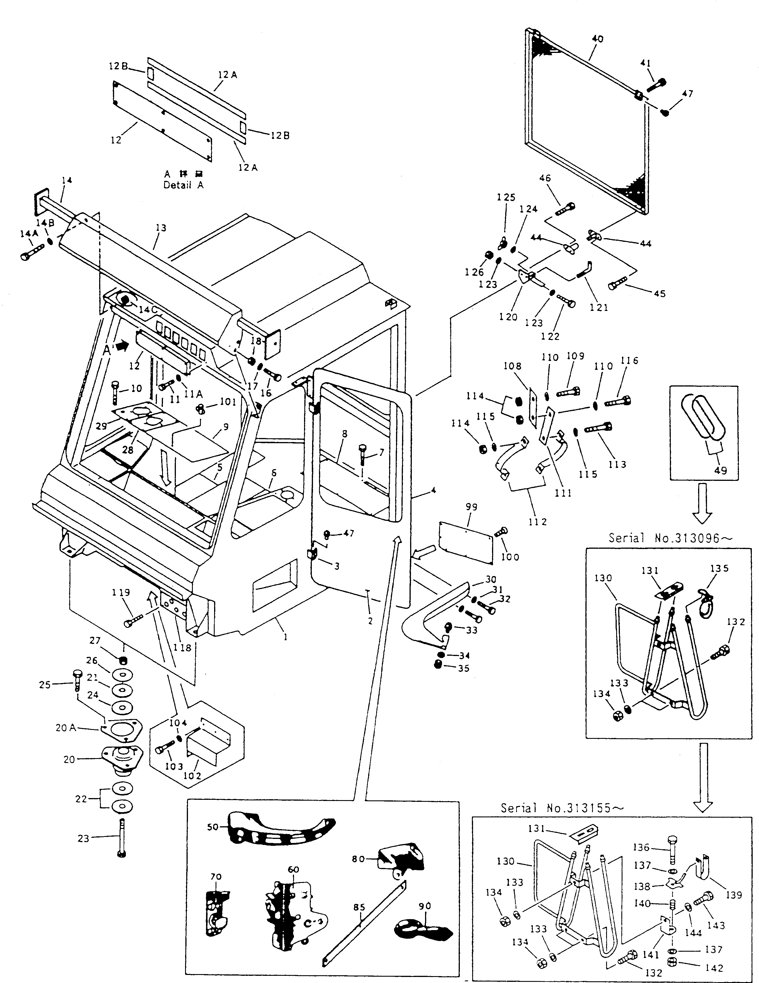 HATCH BW035264 KOMATSU