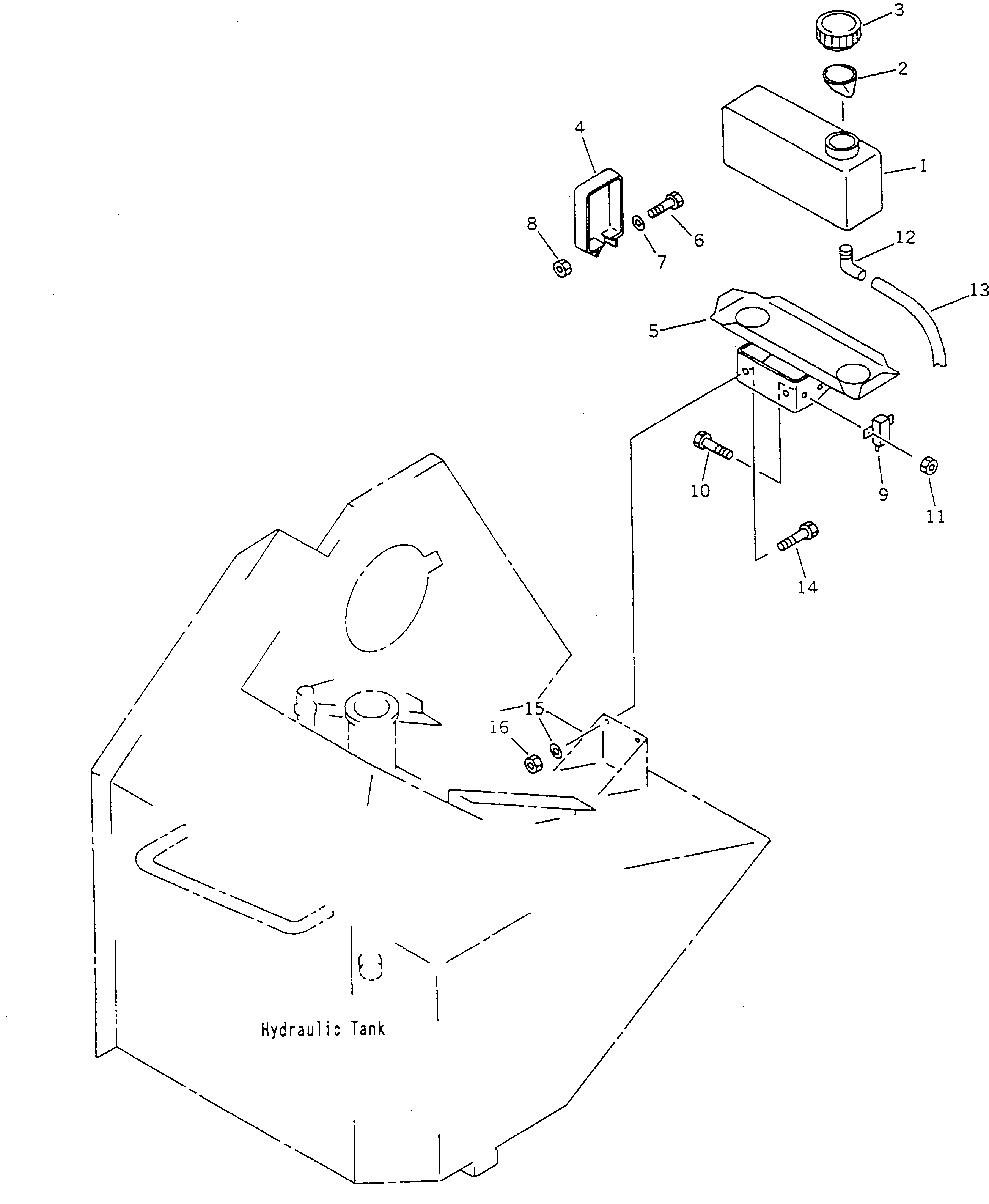 Шланг BW046987 KOMATSU