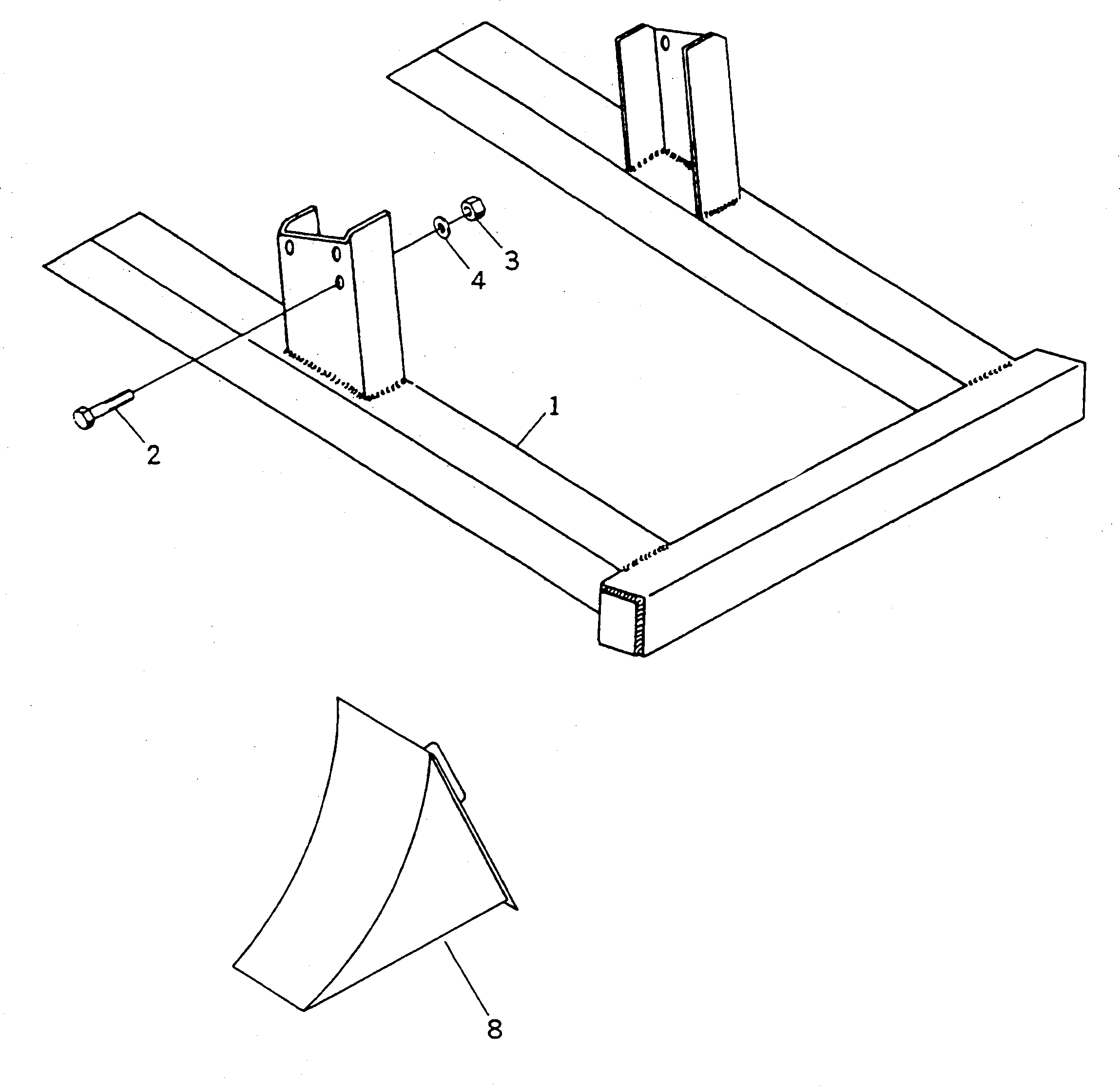 BRACKET ASS'Y (WELDED) BW045310 KOMATSU