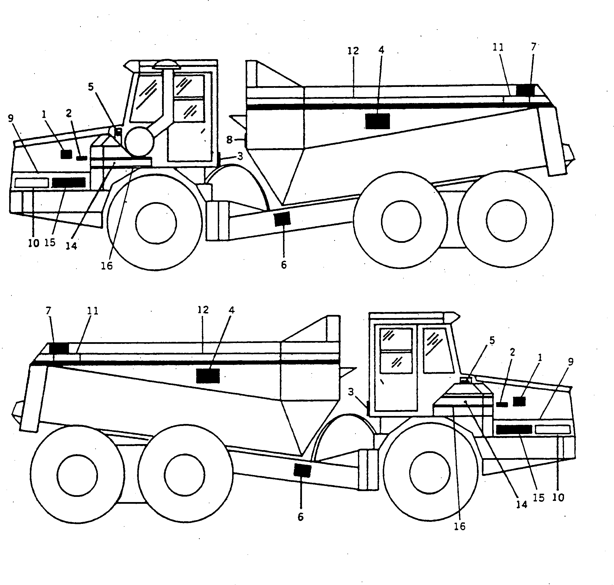 Табличка предупреждающая BW059595 KOMATSU