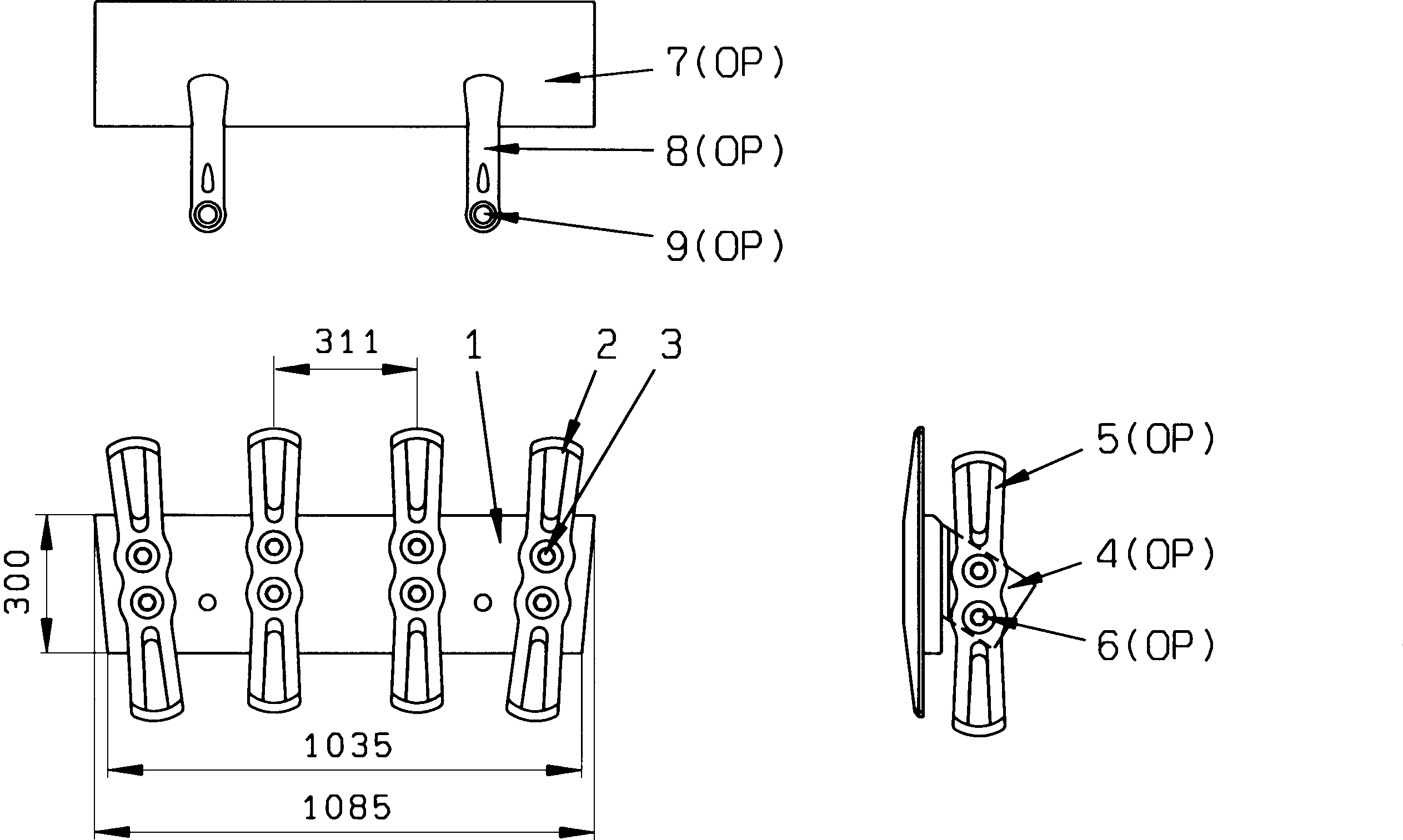 LIP (WELDED) PZKV176019 KOMATSU