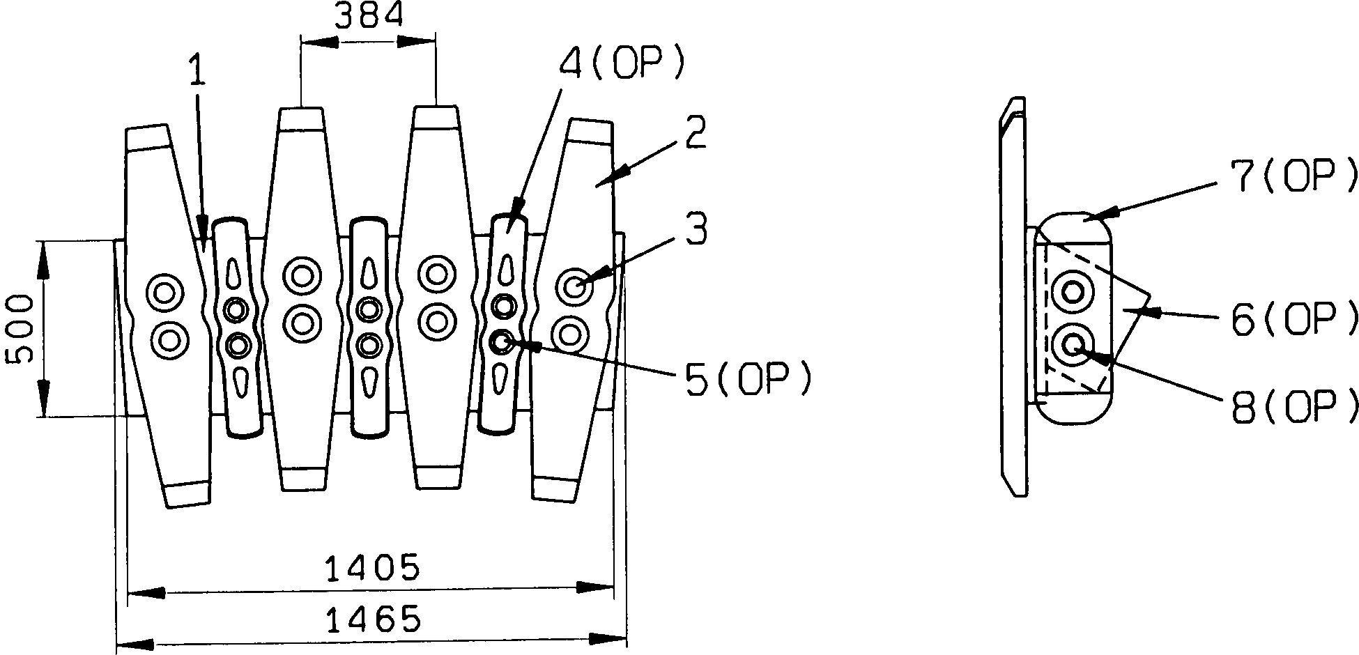 LIP (WELDED) PZKV176016 KOMATSU