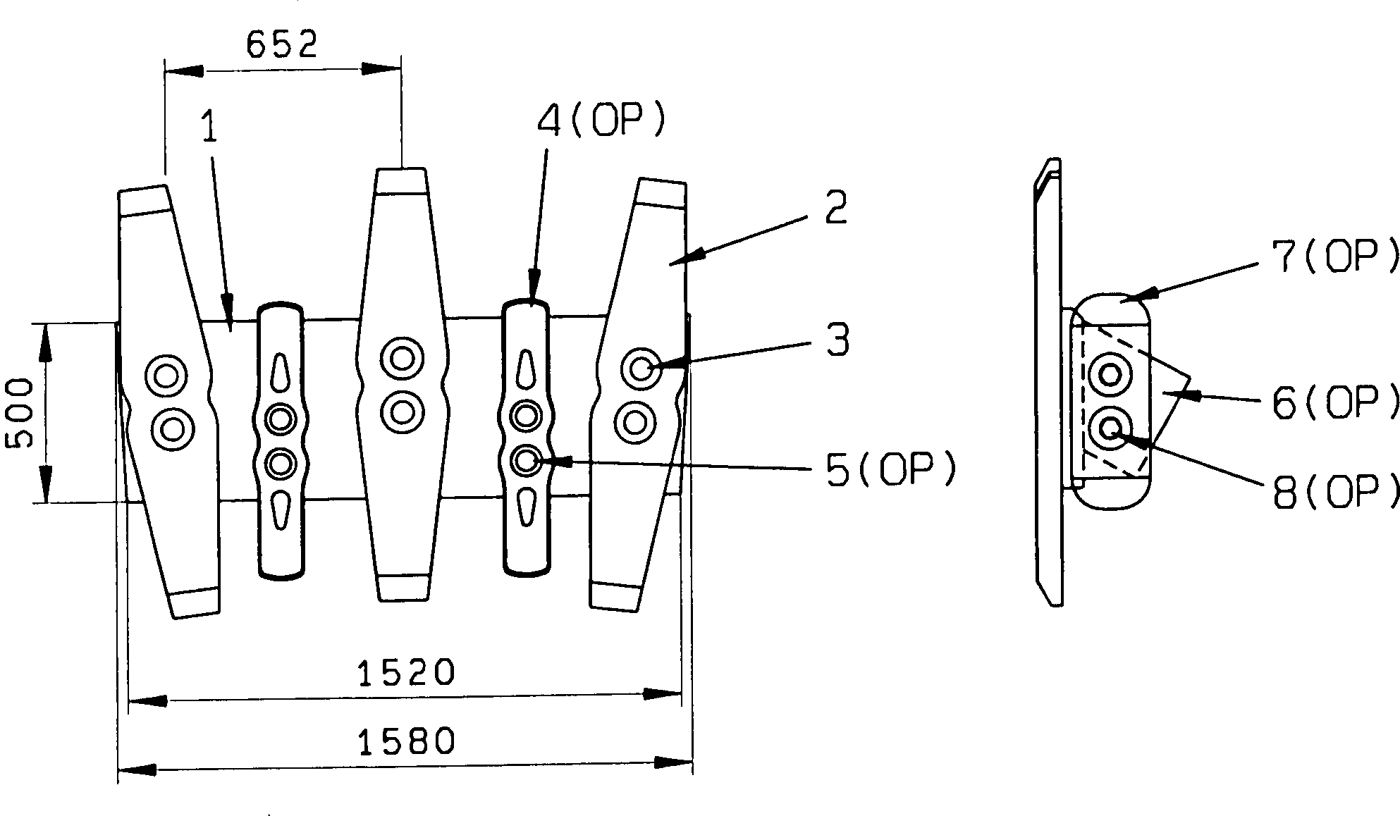 LIP (WELDED) PZKV171365 KOMATSU