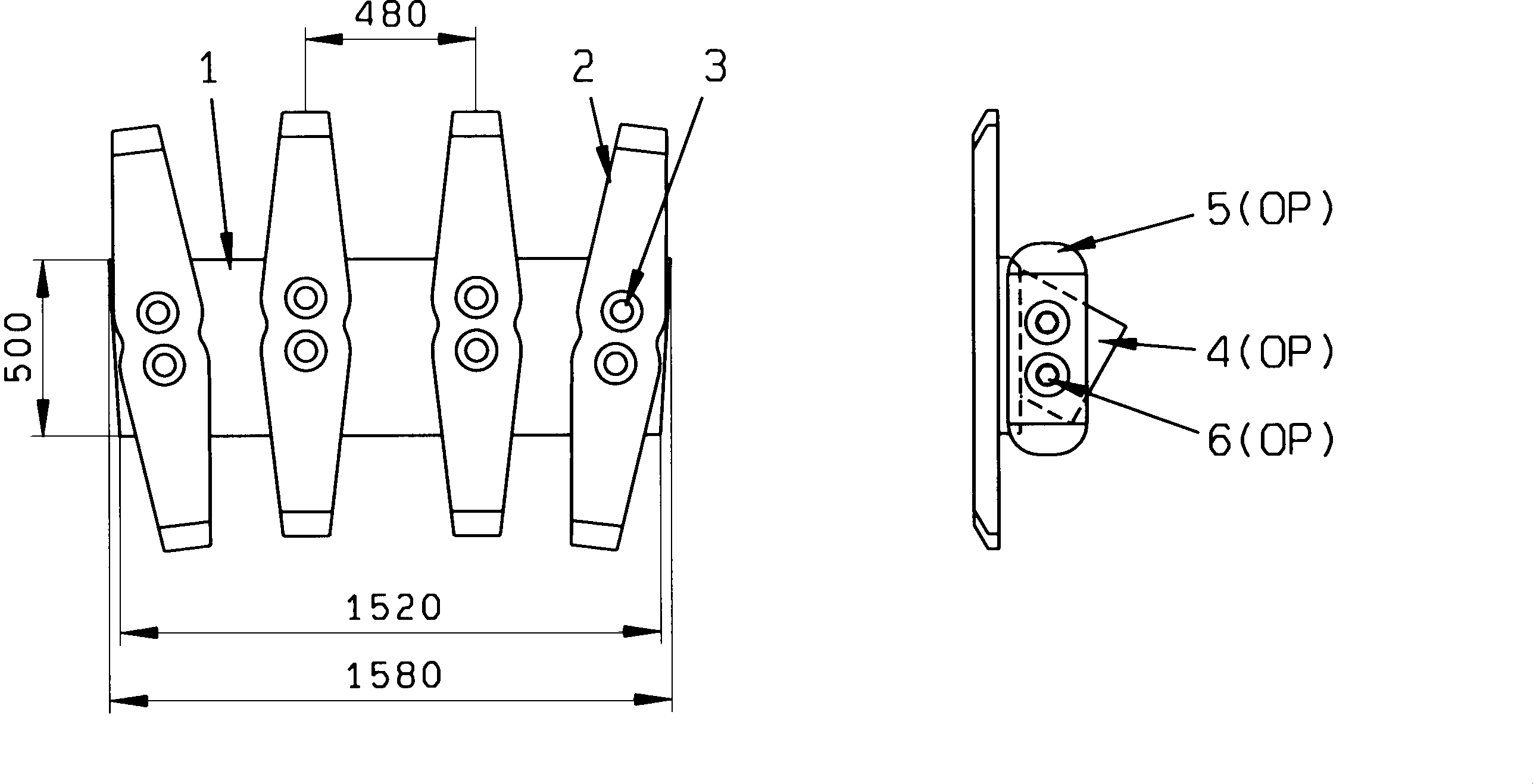 LIP (WELDED) PZKV171366 KOMATSU