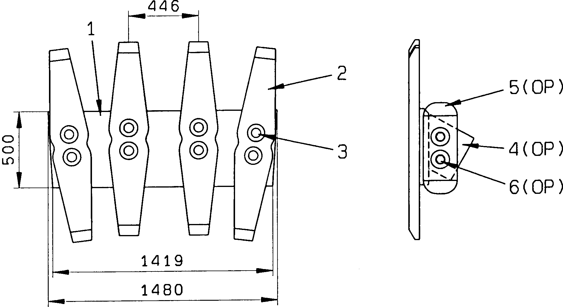 LIP (WELDED) PZKV176199 KOMATSU