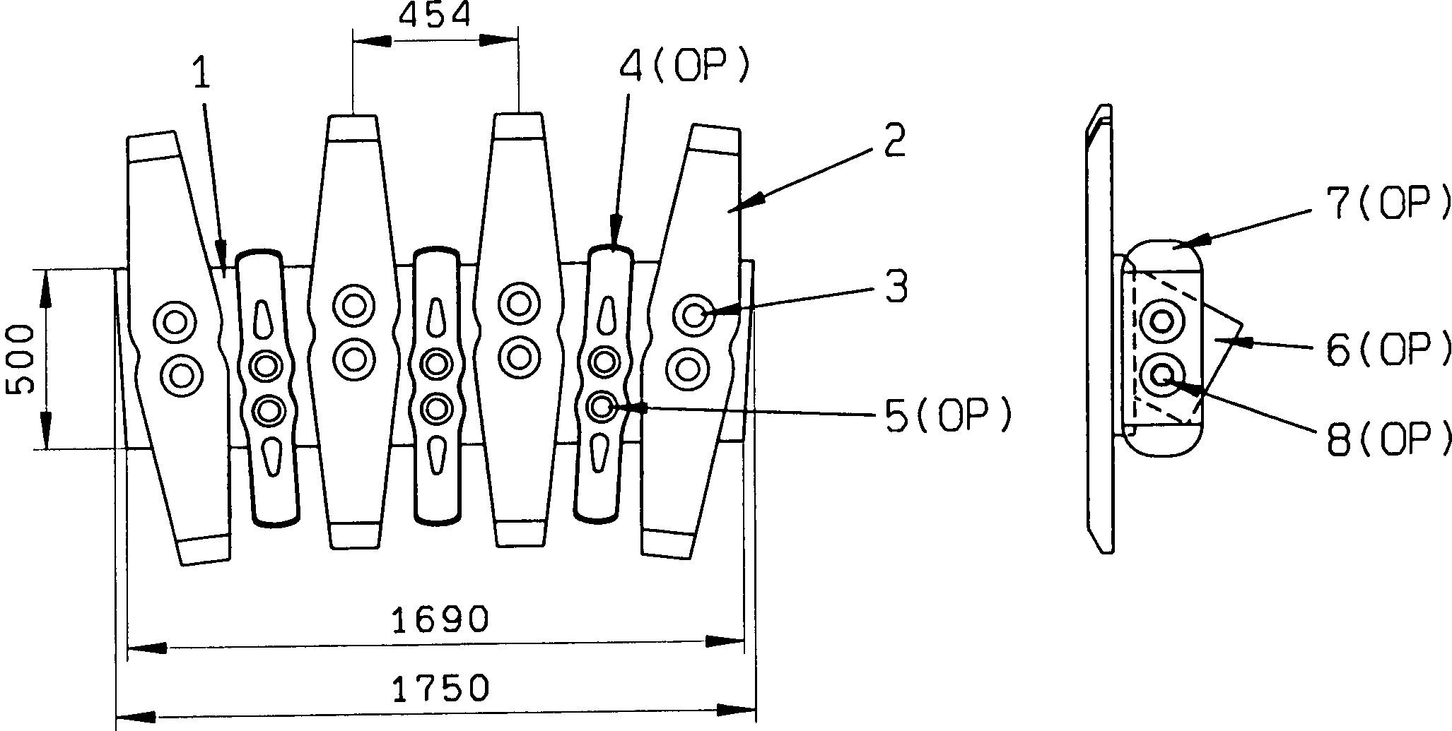 LIP (WELDED) PZKV171367 KOMATSU