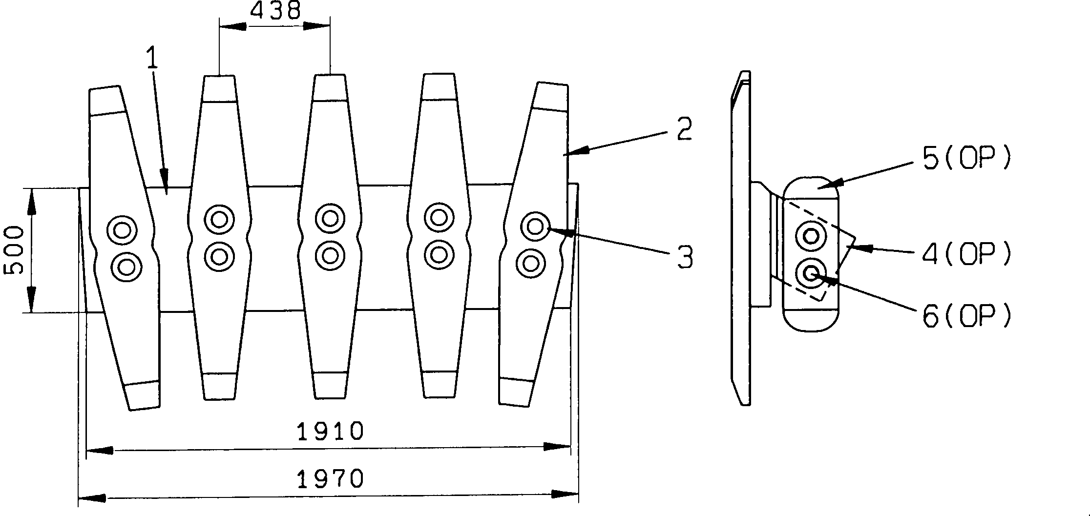 LIP (WELDED) PZKV176166 KOMATSU