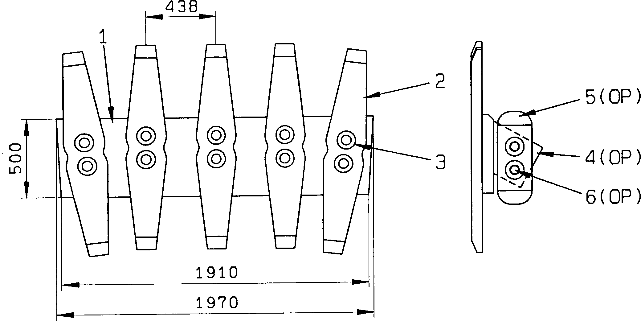 LIP (WELDED) PZKV176092 KOMATSU