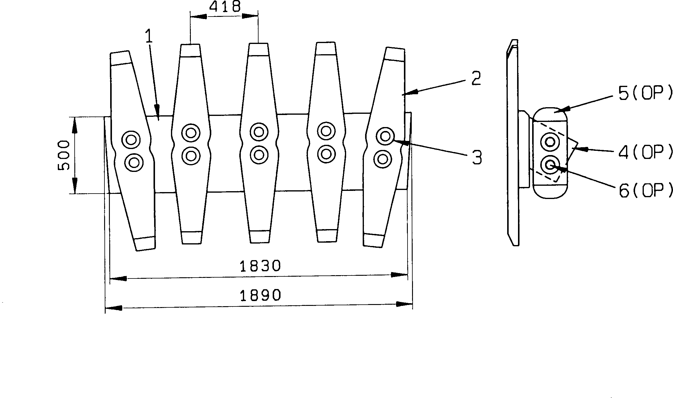 LIP (WELDED) PZKV176108 KOMATSU