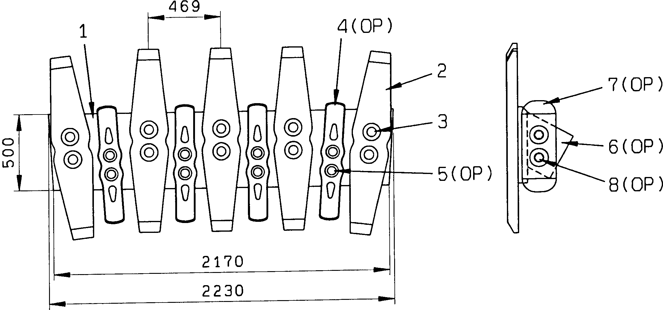 LIP (WELDED) PZKV171369 KOMATSU