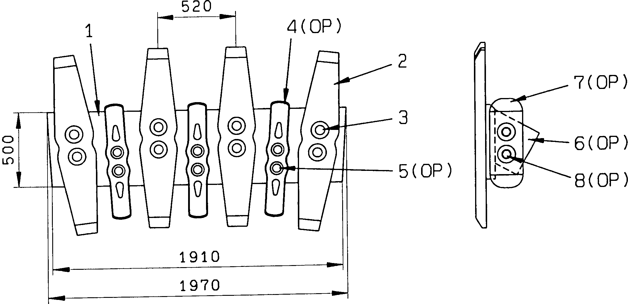 LIP (WELDED) PZKV171370 KOMATSU