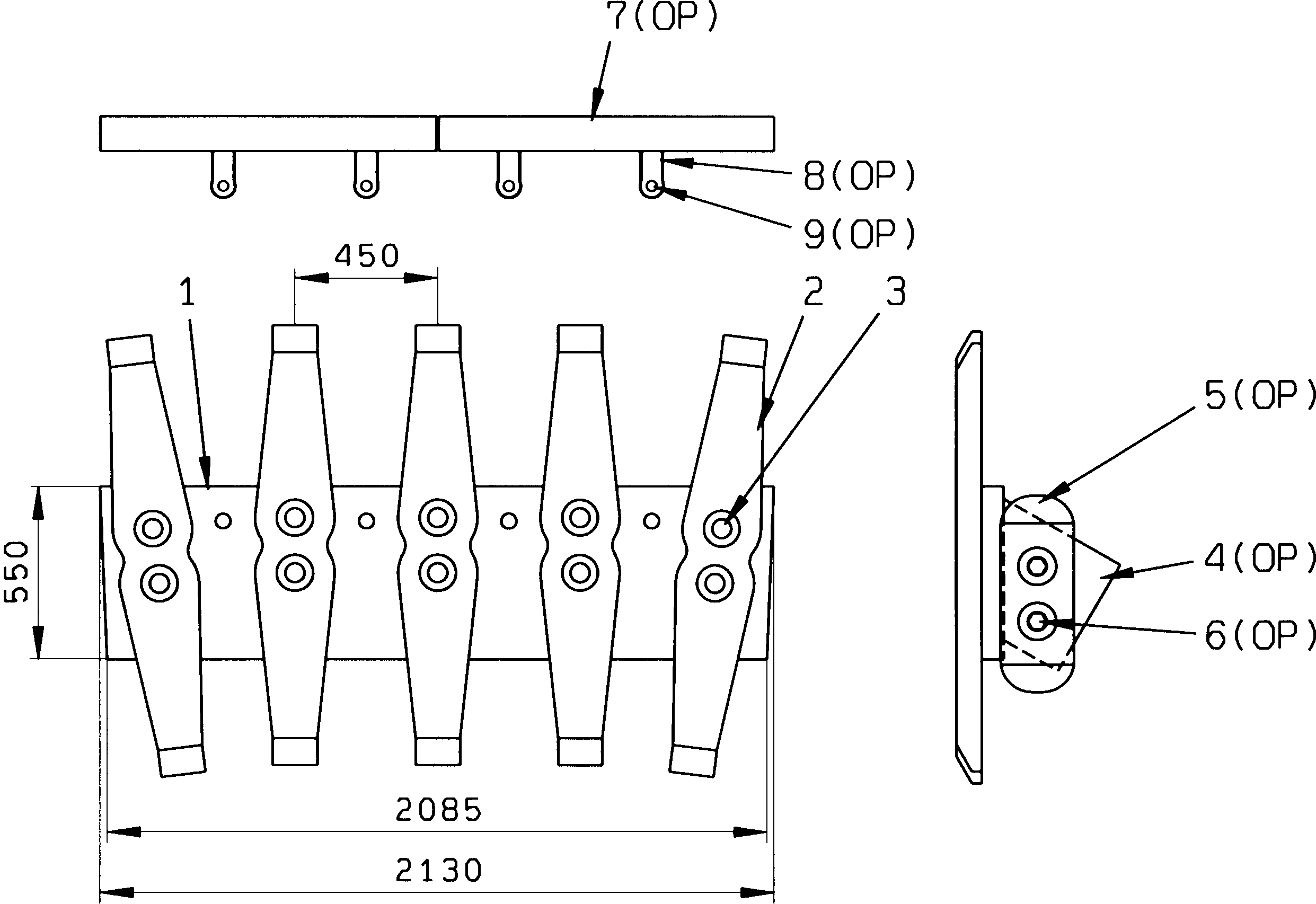 LIP (WELDED) PZKV176003 KOMATSU