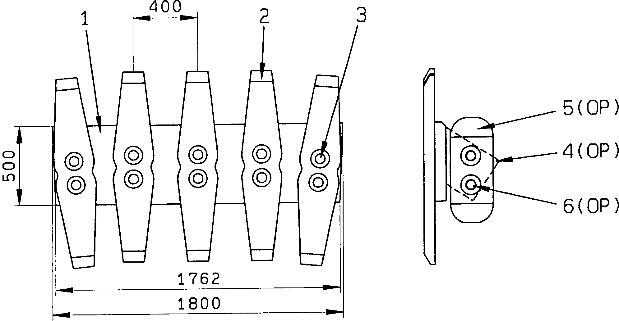 LIP (WELDED) PZKV176082 KOMATSU
