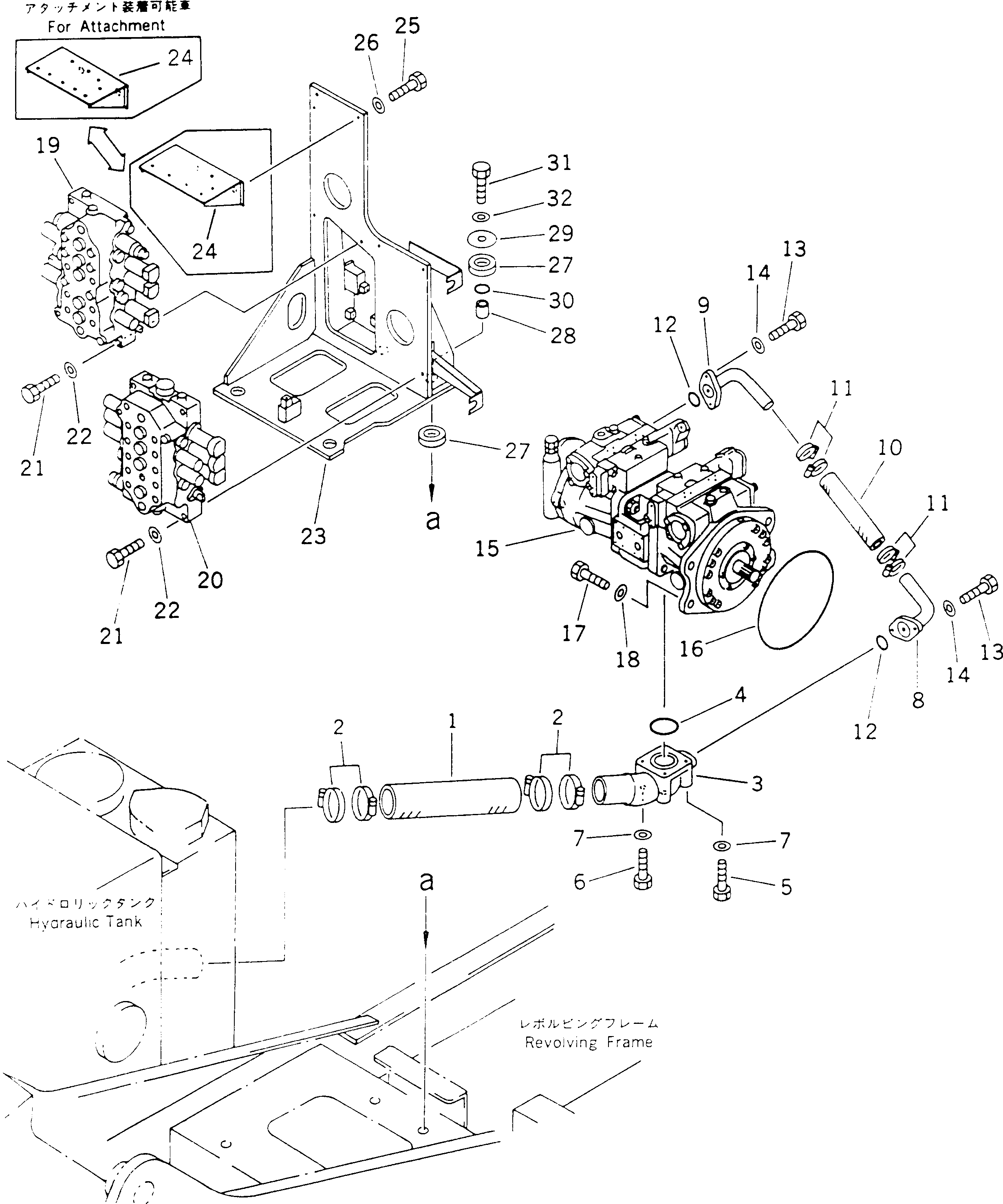 PUMP ASS'Y,(SEE FIG.6101) (708-21-04022) KOMATSU