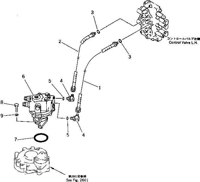 Шланг 201-62-65720 KOMATSU