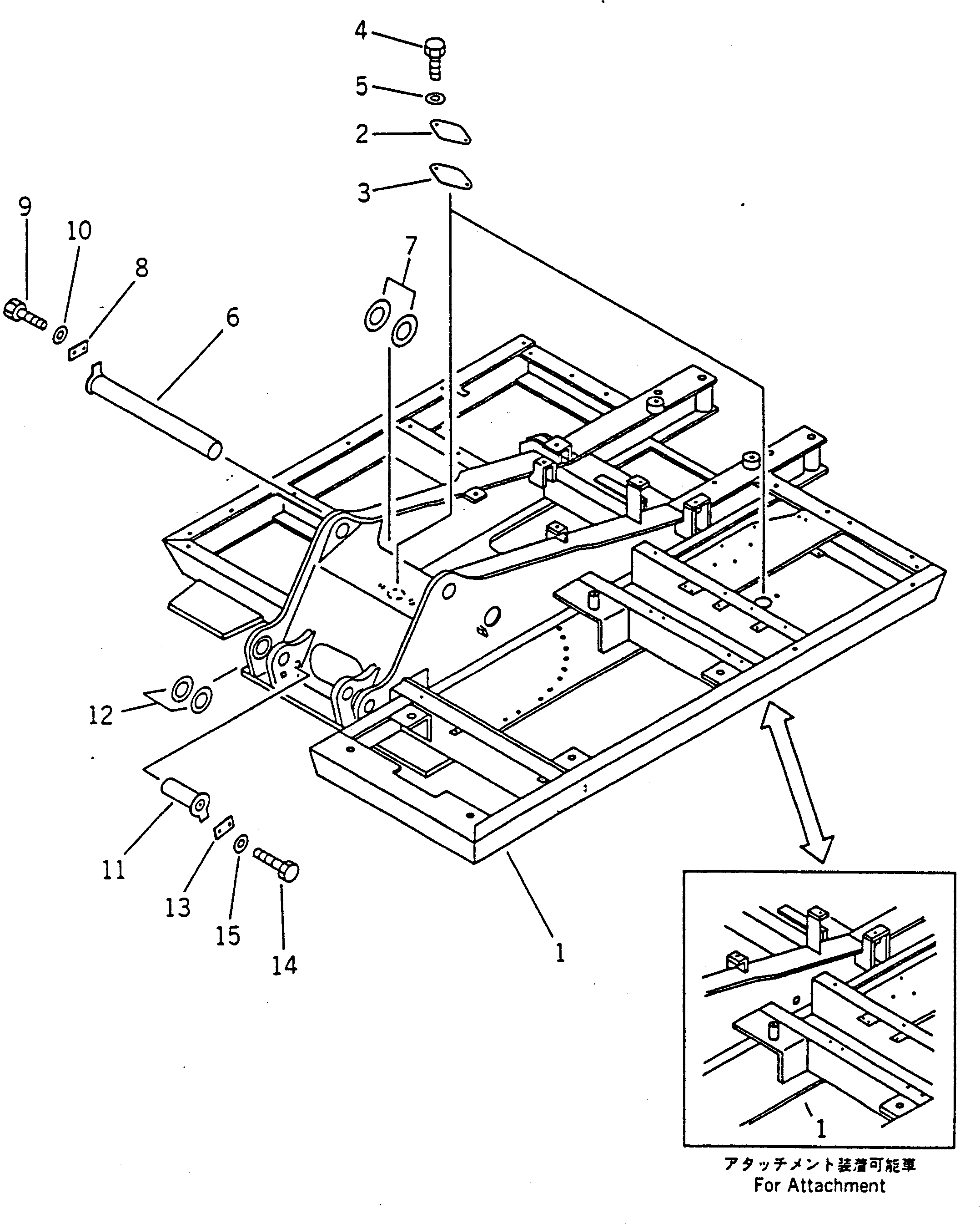 FRAME,REVOLVING 203-46-56101 KOMATSU