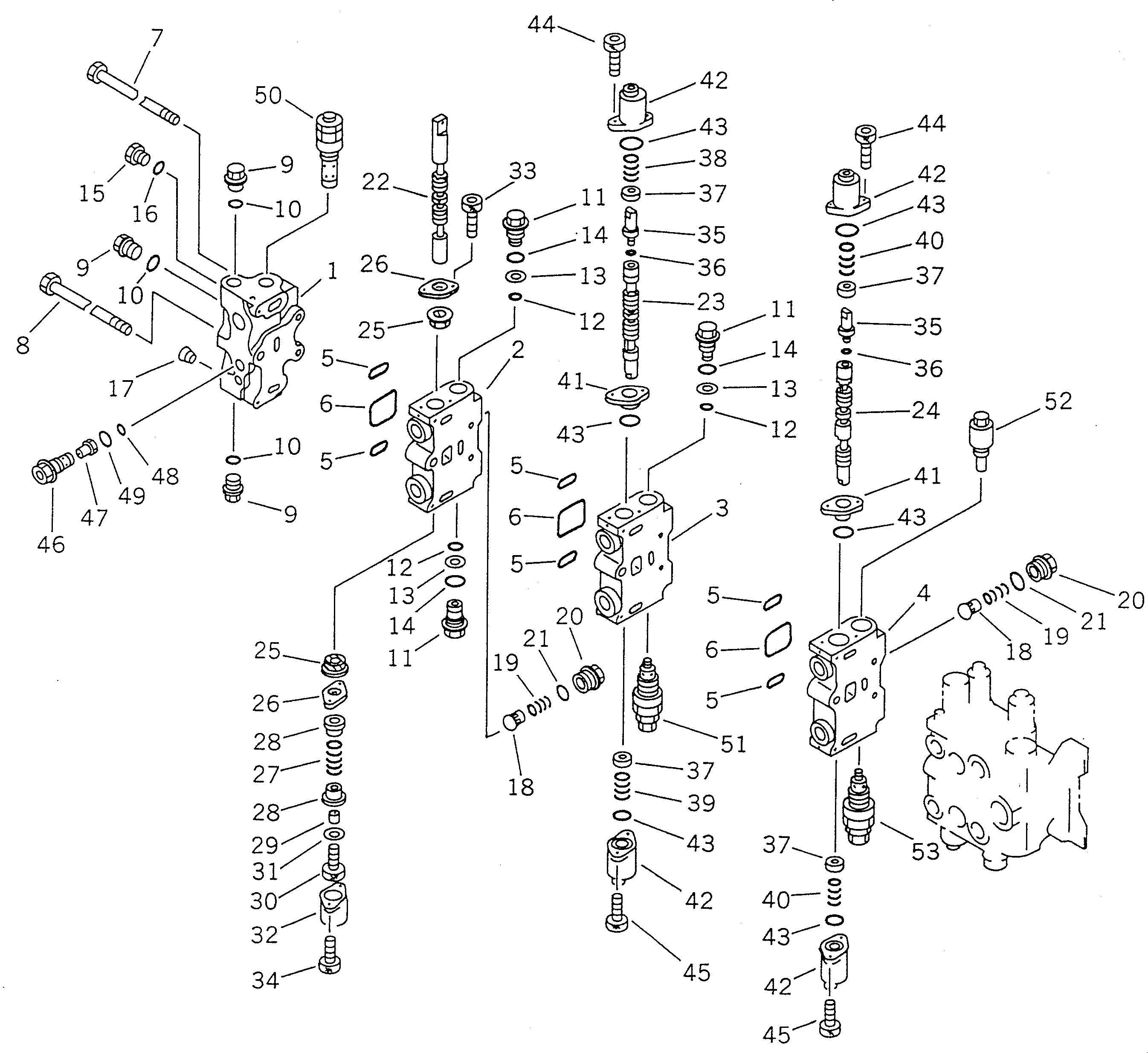 VALVE ASS'Y,R.H. 700-86-36001 KOMATSU