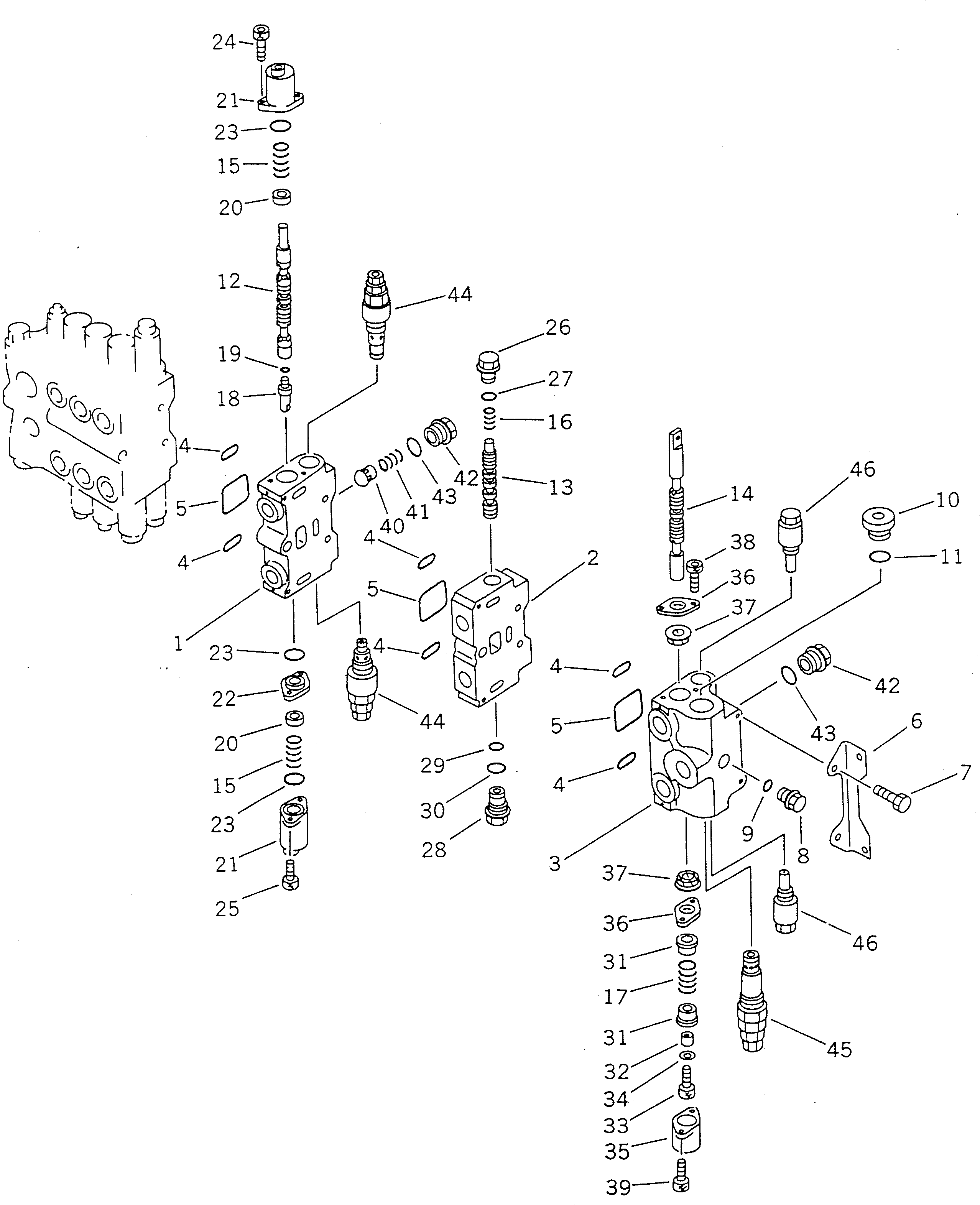 VALVE ASS'Y,R.H. (700-86-36001) KOMATSU