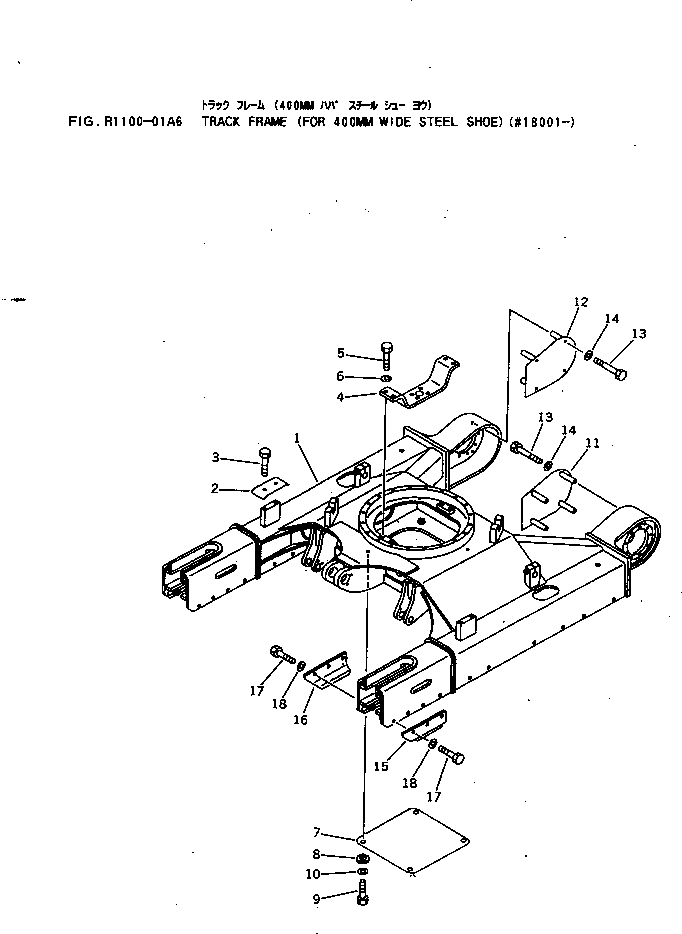 BRACKET,PLATE SUPPORT (WELDED) 20T-30-71620 KOMATSU
