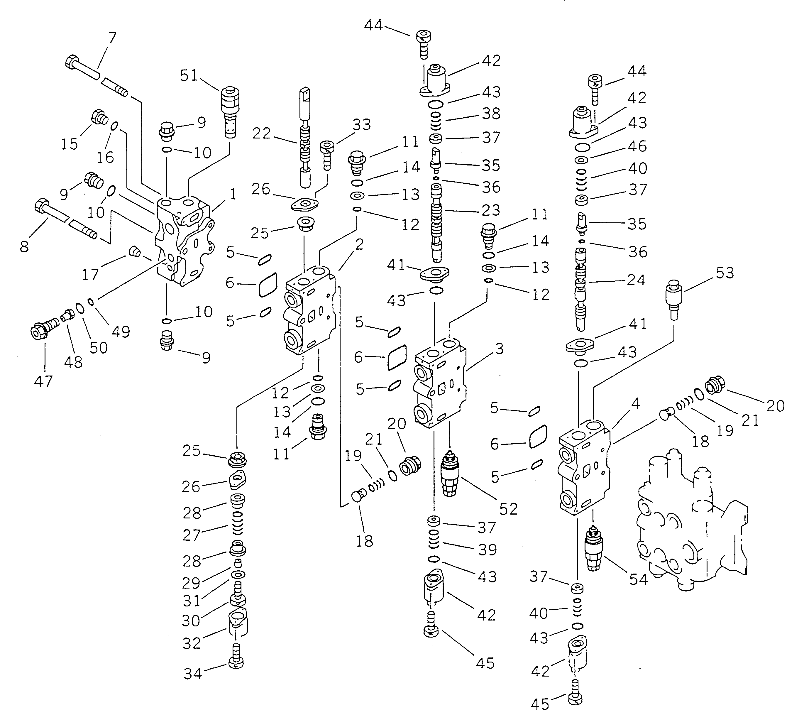 VALVE ASS'Y,R.H. 700-86-46001 KOMATSU