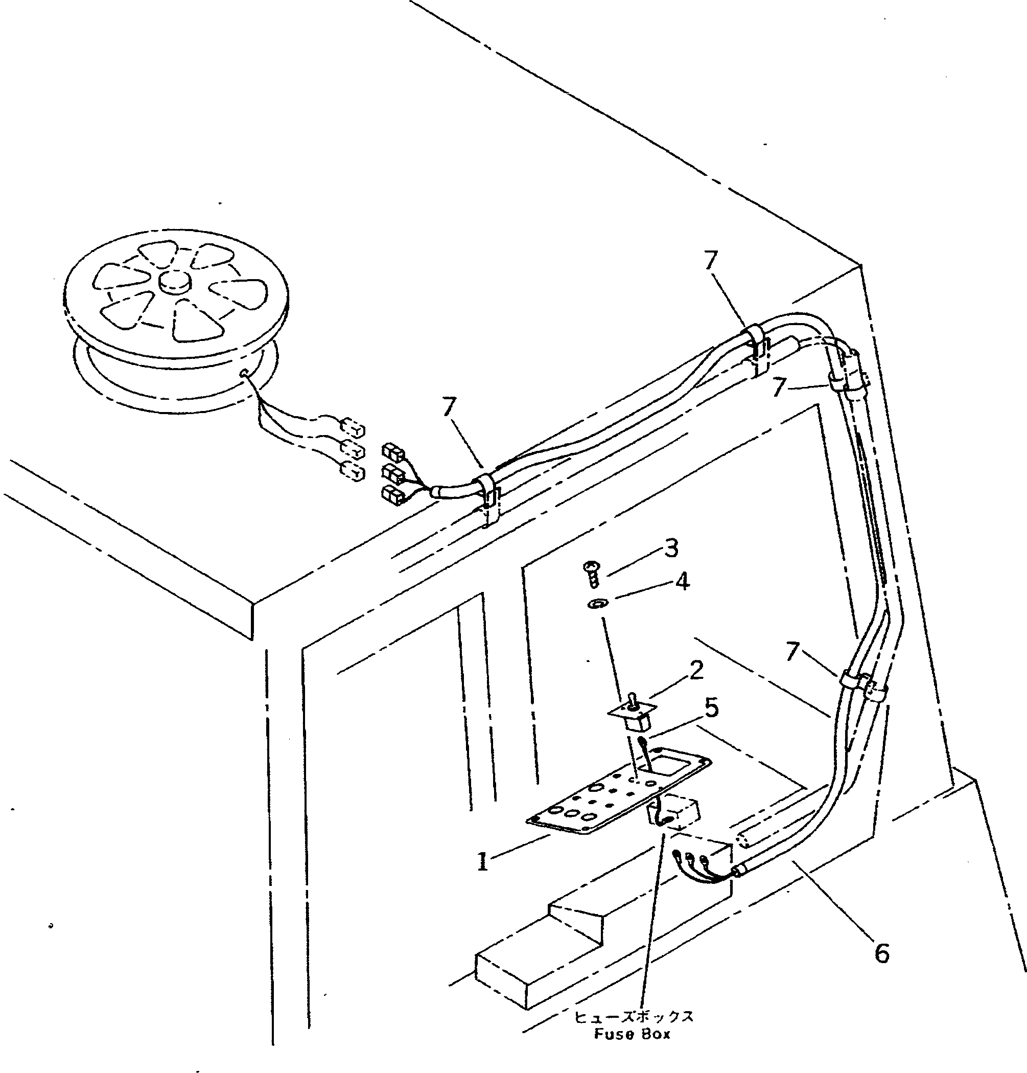 PLATE,PANEL 144-Z79-3210 KOMATSU