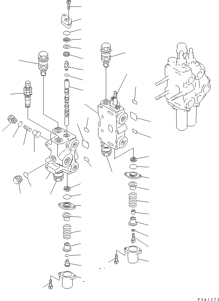 Управляющий клапан 700-84-31002 KOMATSU