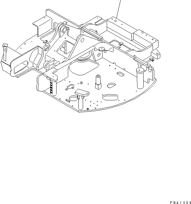 FRAME,REVOLVING 20U-46-21113 KOMATSU