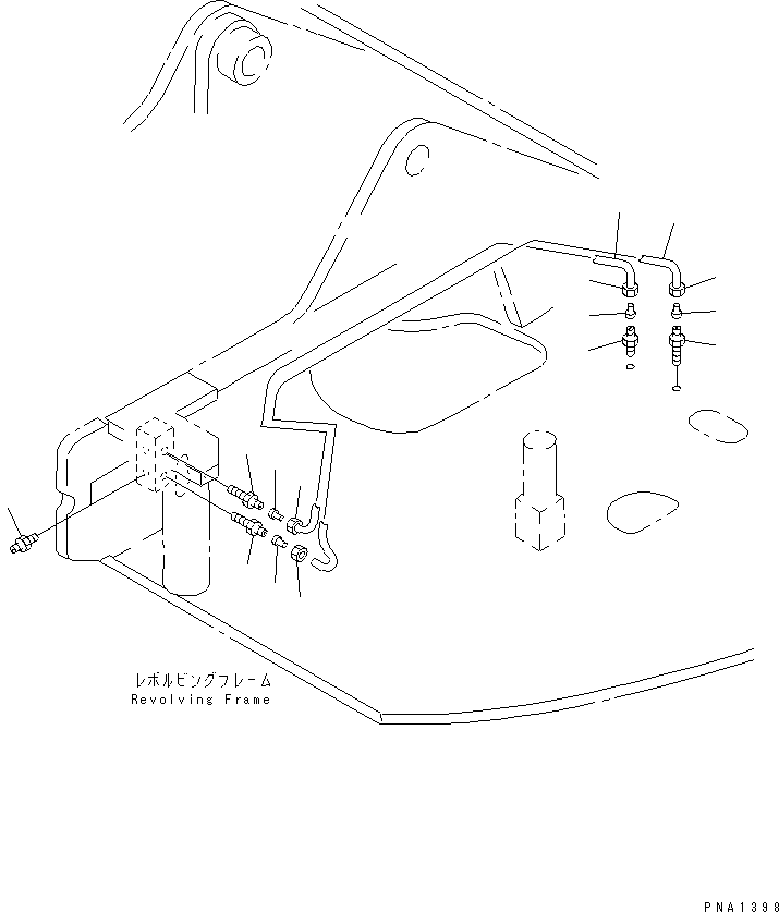 Трубка 20U-46-21310 KOMATSU