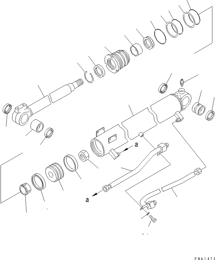 Трубка 20U-63-56581 KOMATSU