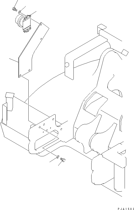 Кронштейн 21W-06-21231 KOMATSU