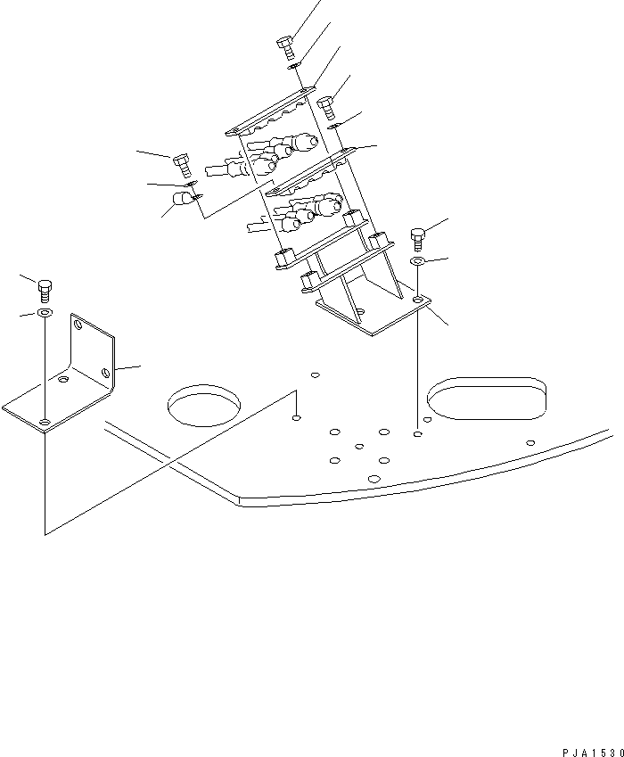 Кронштейн 20U-62-23481 KOMATSU