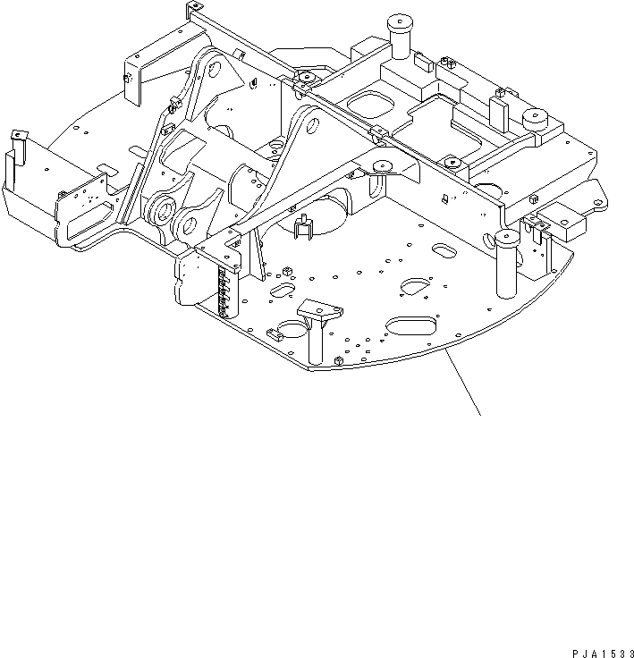 FRAME,REVOLVING 21W-46-21113 KOMATSU