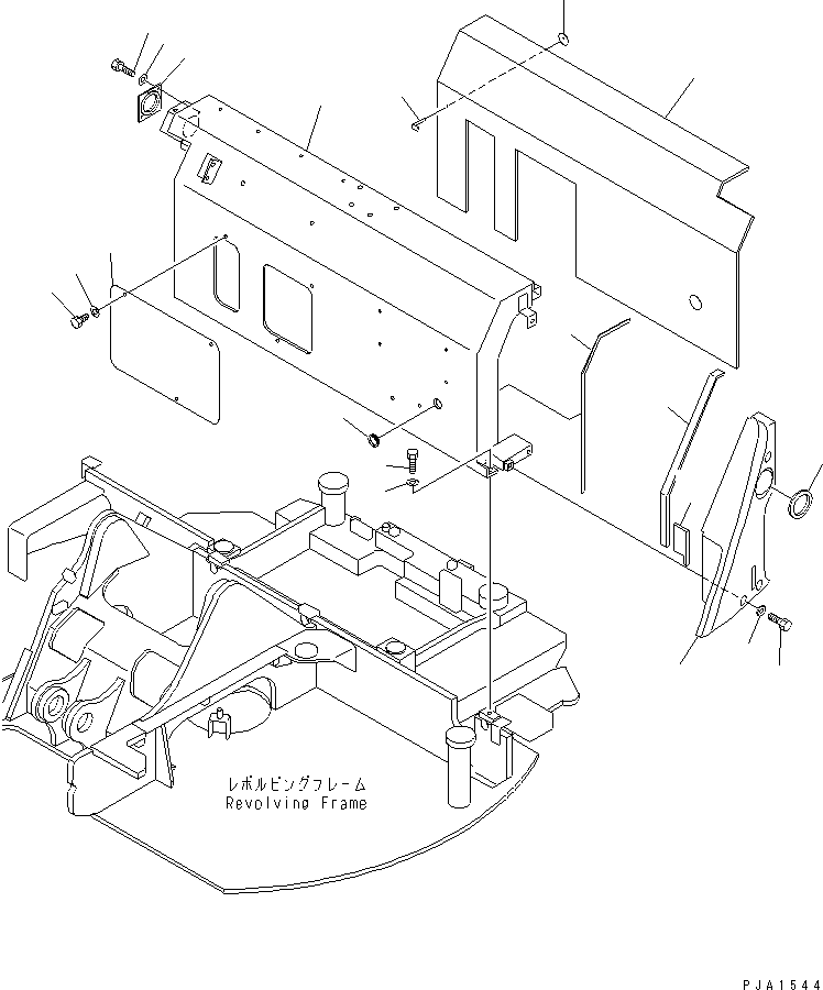 Лист 21W-54-21210 KOMATSU