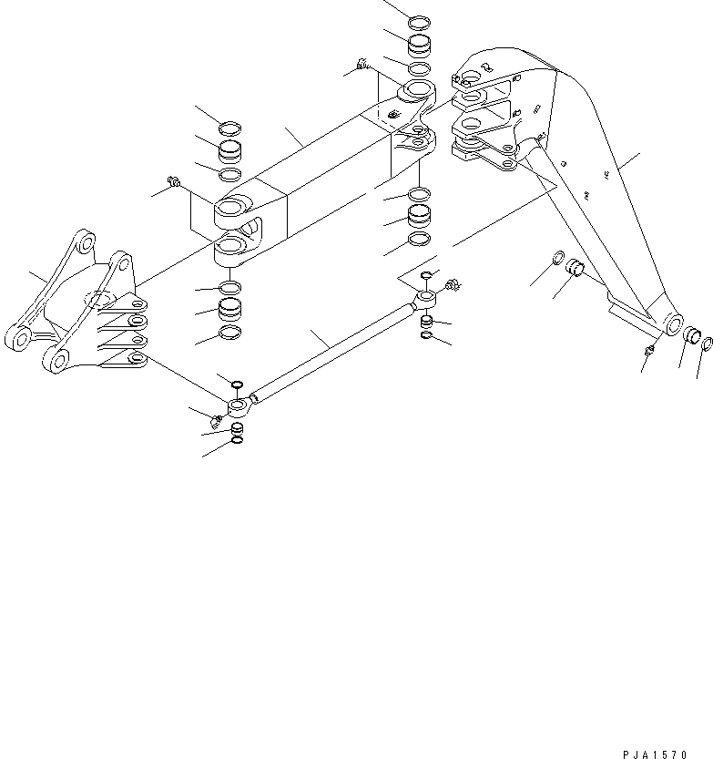 LINK ASSY 21W-70-00322 KOMATSU