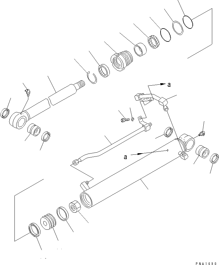 Трубка 20U-63-99280 KOMATSU