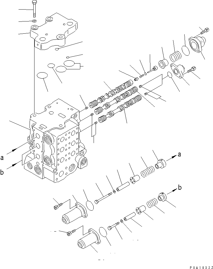 Управляющий клапан 723-63-21103 KOMATSU