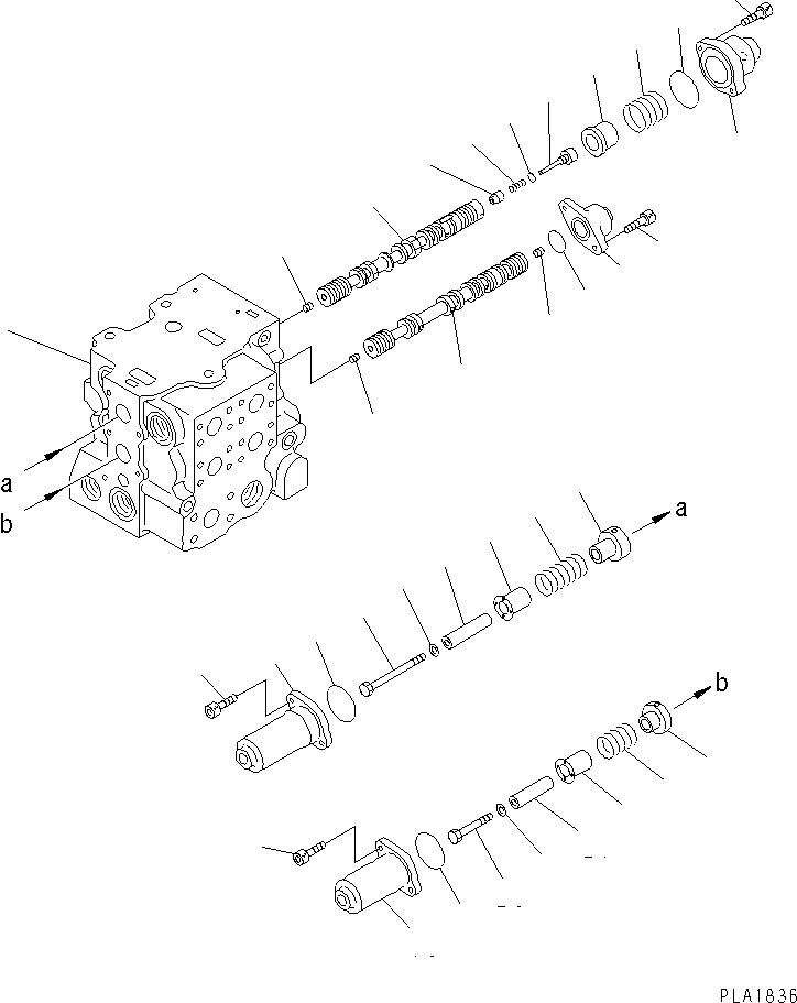 управляющий клапан 723-63-11104 KOMATSU
